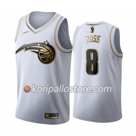 Orlando Magic Terrence Ross 8 Nike 2019-2020 Valkoinen Golden Edition Miesten Pelipaidat Swingman 
